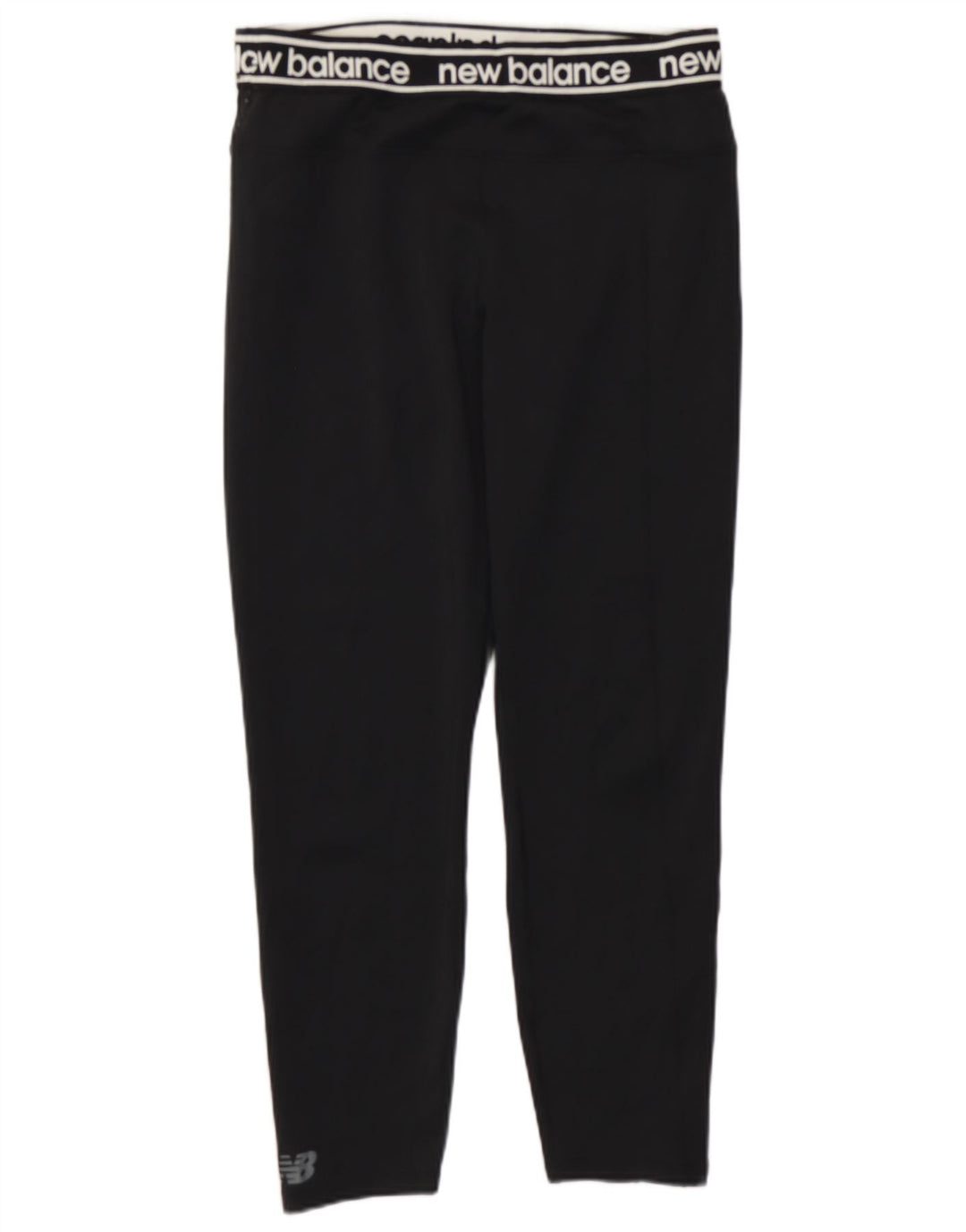 New Balance Damen Graphic Crop Leggings UK 14 Large Schwarz