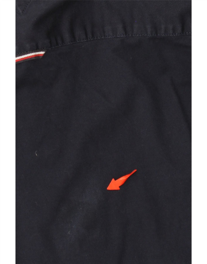 TOMMY HILFIGER Herrenhemd XL Marineblau Baumwolle