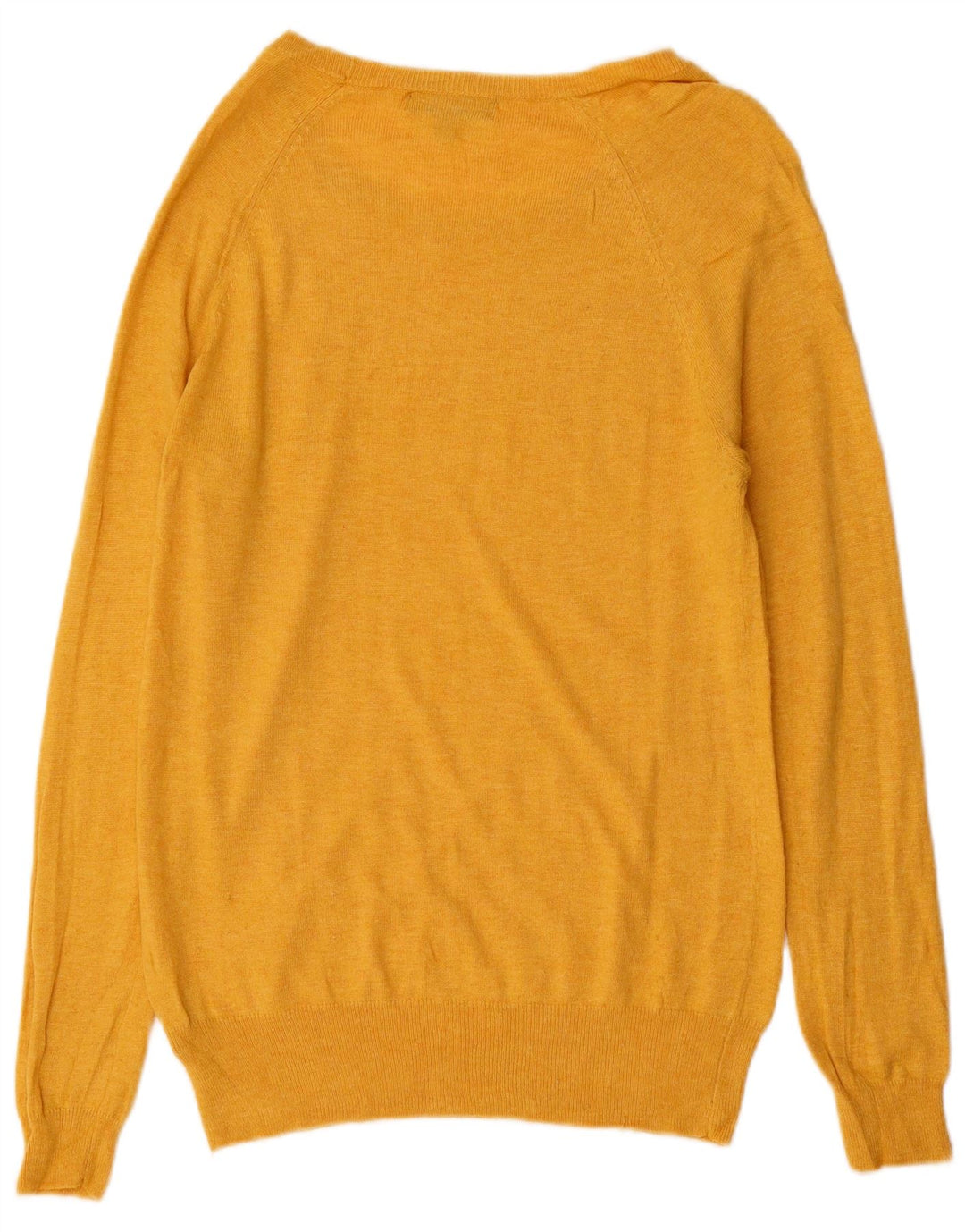 MOSSIMO Damen-Pullover mit U-Boot-Ausschnitt, UK 16, Größe L, gelbes Nylon