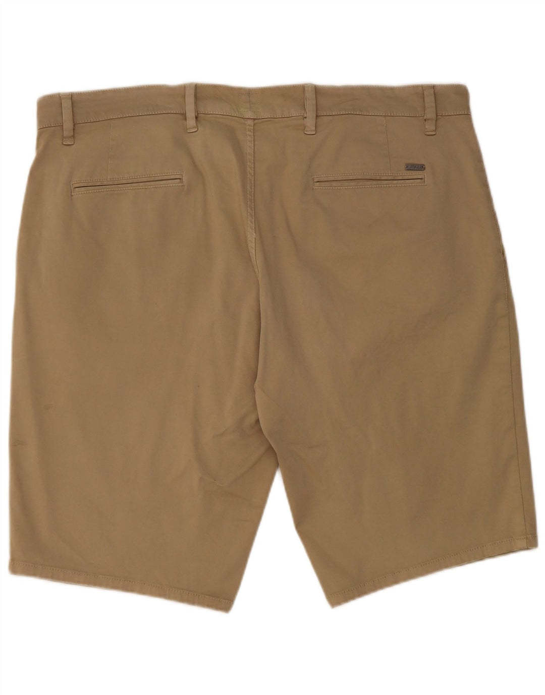 HUGO BOSS Herren Slim Fit Slim Fit Chinoshorts W40 XL Beige Baumwolle