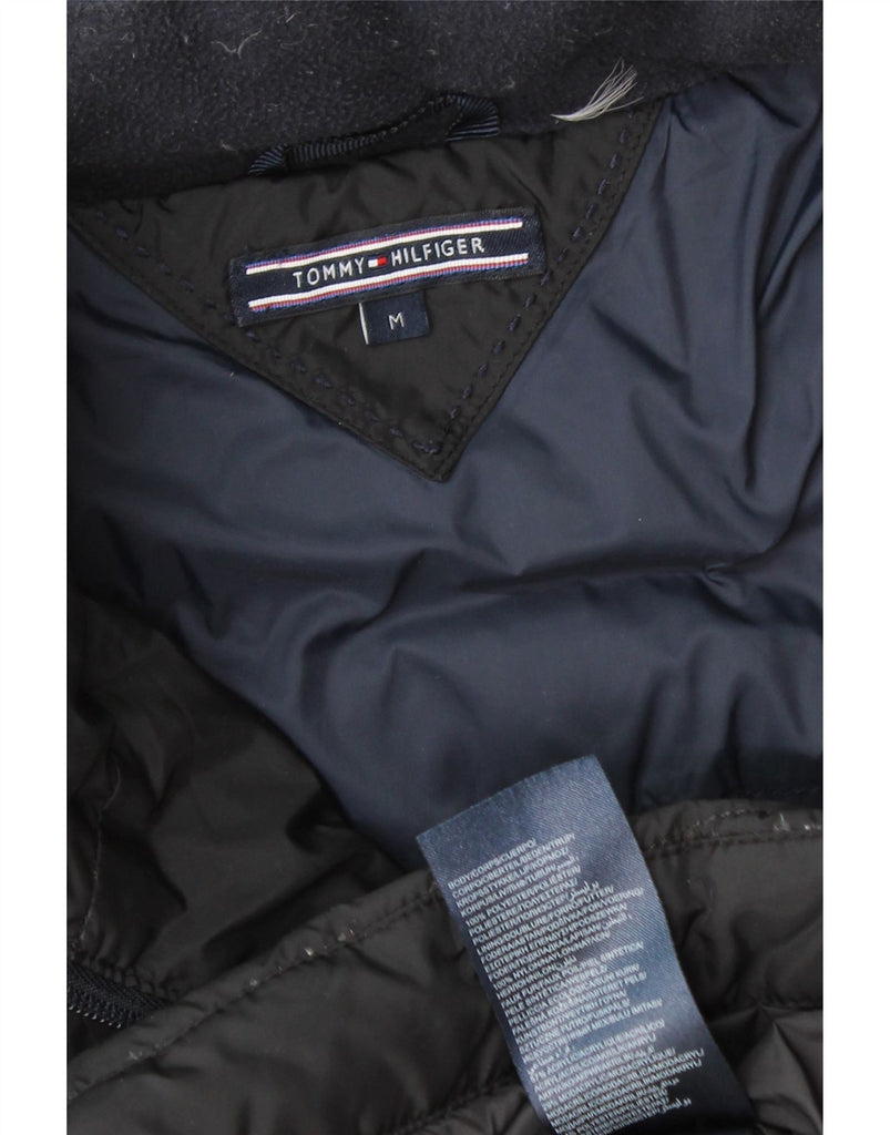 TOMMY HILFIGER Womens Padded Coat UK 14 Medium Navy Blue Polyester Vintage Tommy Hilfiger and Second-Hand Tommy Hilfiger from Messina Hembry 