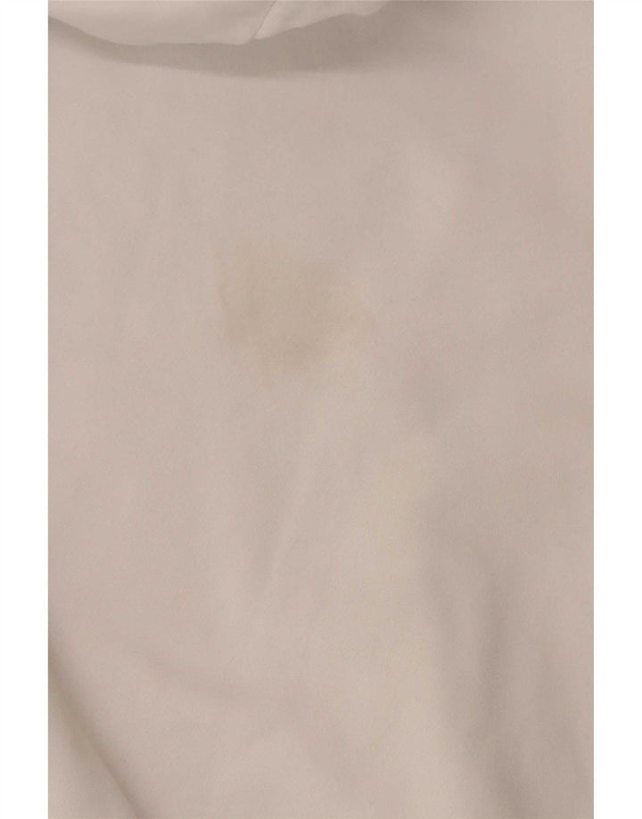 Hugo Boss Herren-Kapuzenpullover mit Grafik, Größe S, weiße Baumwolle
