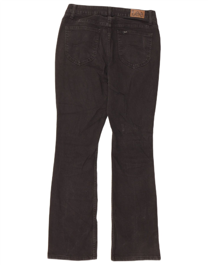 Lee Damen Bootcut-Jeans mit mittelhohem Bund und normaler Passform, US 8, Mittel, W28, L29, Schwarz