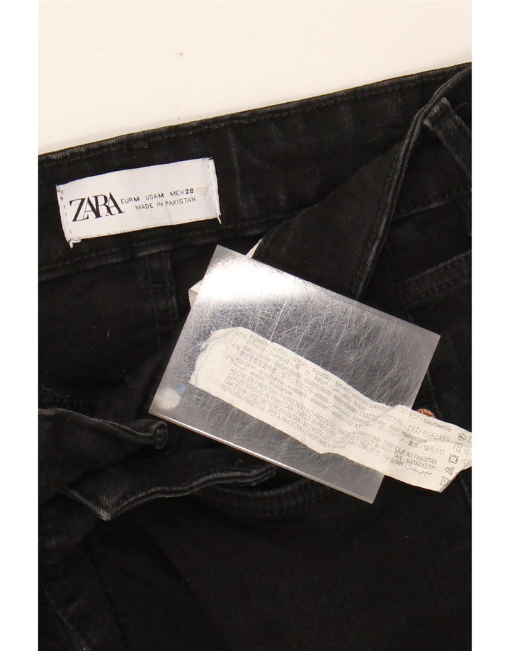 ZARA Womens Skinny Jeans Medium W28 L28 Black Cotton Vintage Zara and Second-Hand Zara from Messina Hembry 
