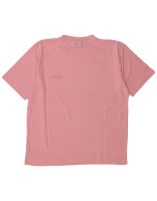 Umbro Herren T-Shirt Top Large Rosa Polyester