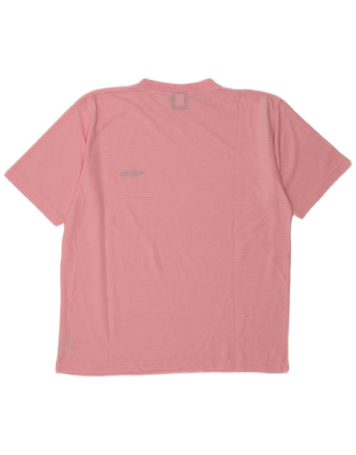 Umbro Herren T-Shirt Top Large Rosa Polyester