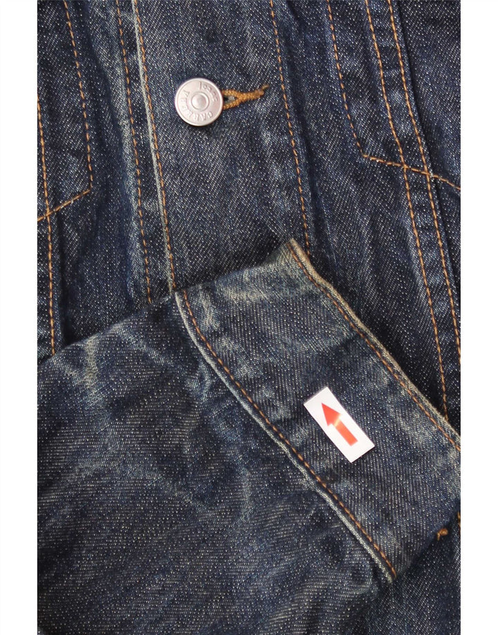 Carrera Herren Jeansjacke UK 40 Große blaue Baumwolle