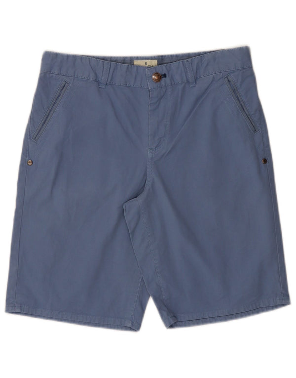 MASSIMO DUTTI Chino-Shorts für Jungen, 13–14 Jahre, W28, blaue Baumwolle