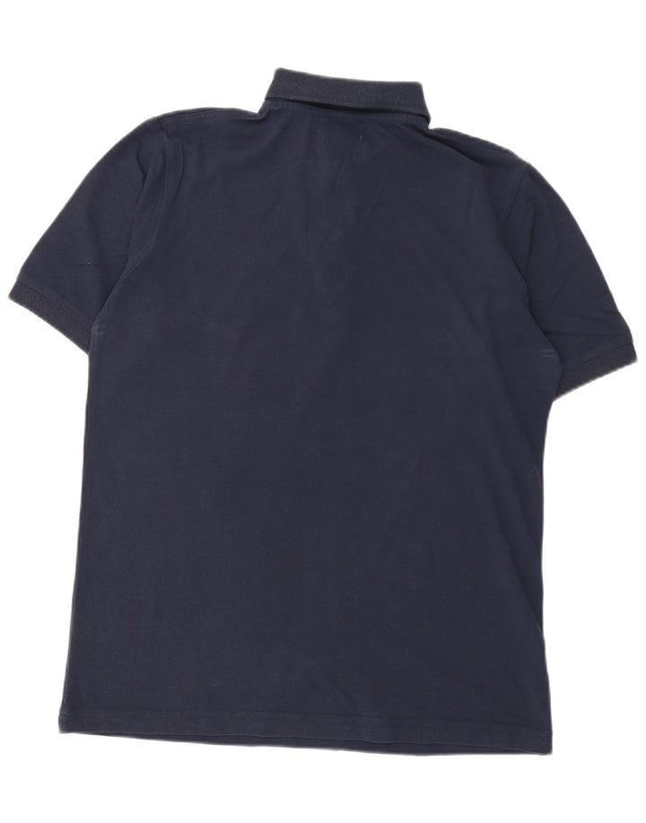 Kappa Herren-Poloshirt, mittelmarineblaue Baumwolle