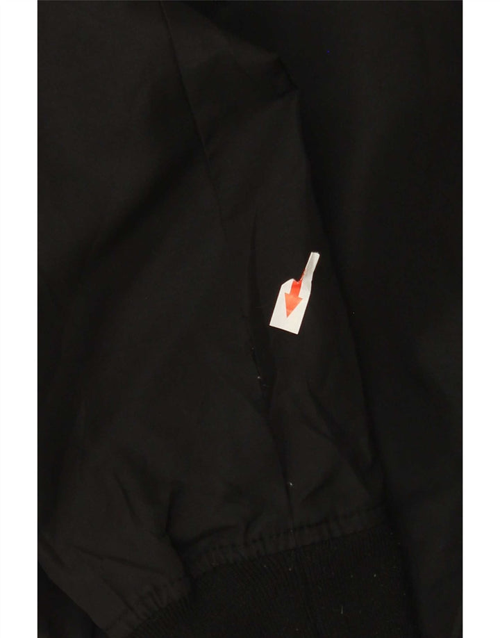 Zara Herren Bomberjacke UK 38 Medium Schwarz Polyester