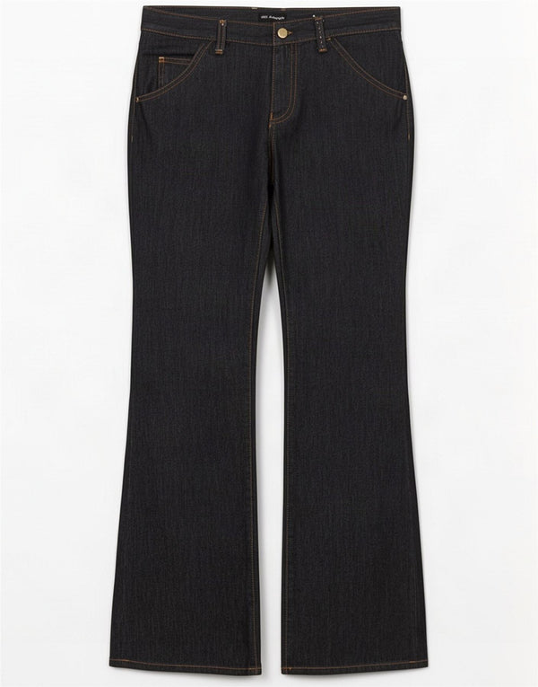 Marks & Spencer Herren Autograph Bootcut Jeans UK 10 Small W30 L30 Marineblau
