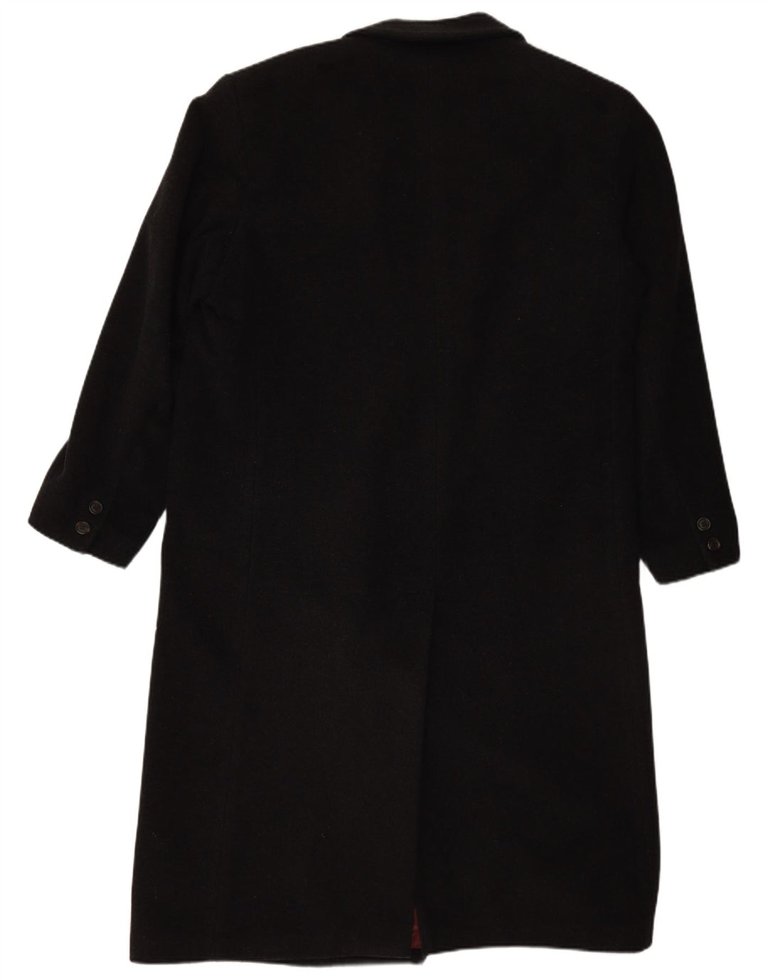 BUGATTI Herren Loose Fit Zweireihiger Mantel IT 48 Mittelschwarze Wolle