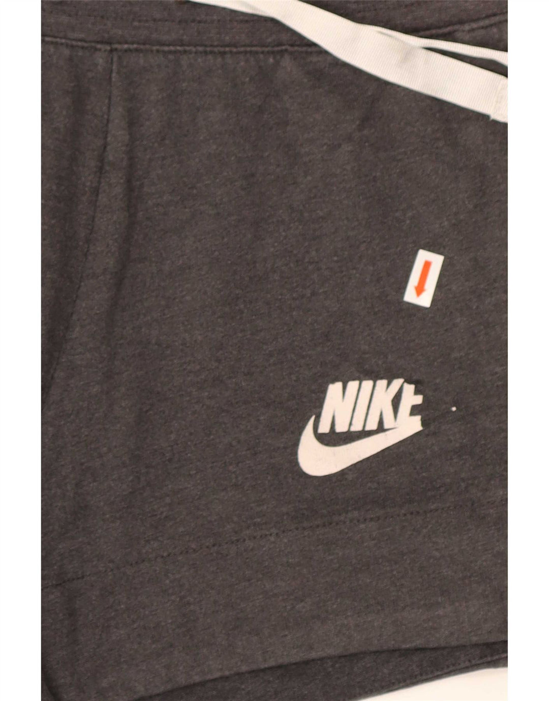 Nike Damen Sportshorts UK 10 Small Grau Polyester