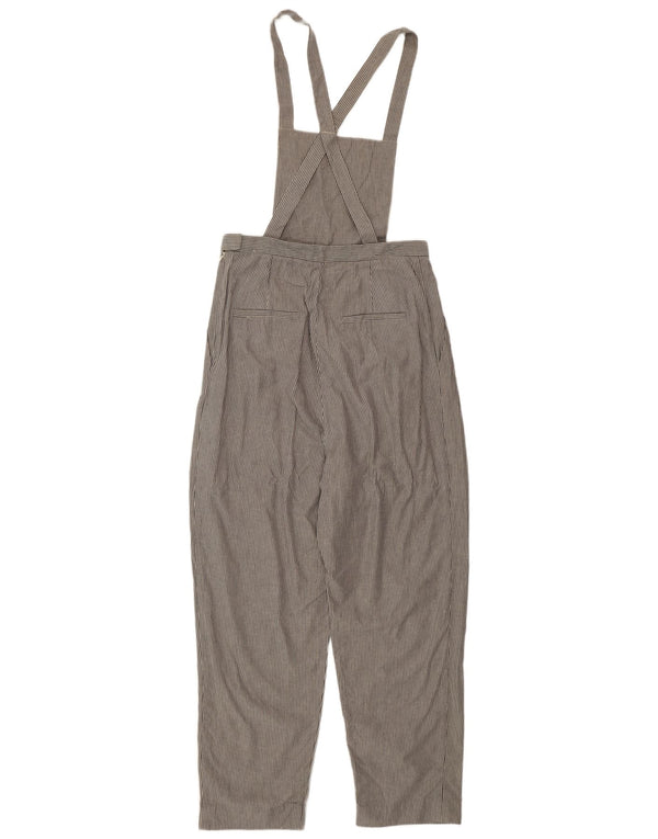 Cos Damen Latzhose EU 40 Medium W28 L26 Blaue Nadelstreifen-Baumwolle