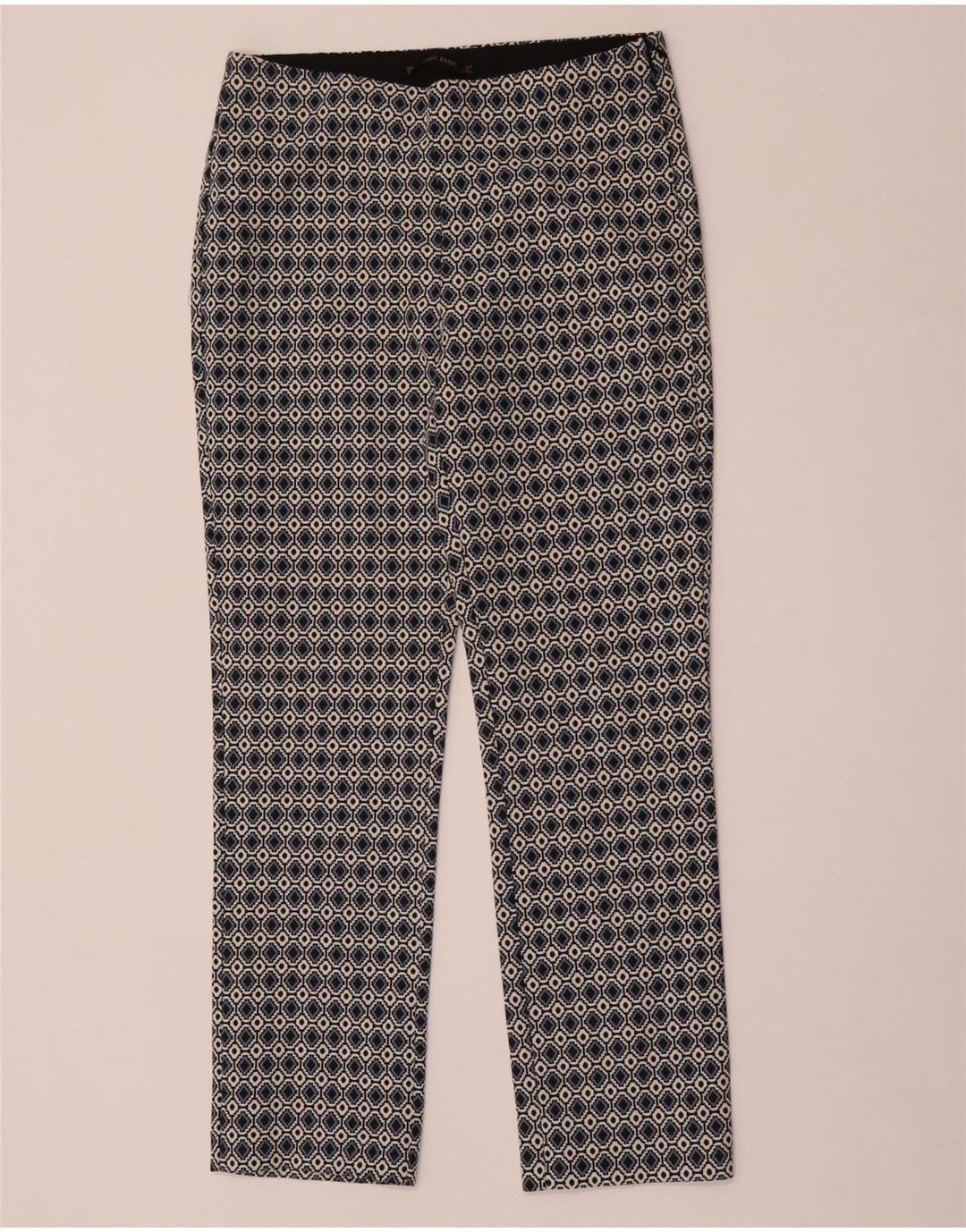 ZARA Damen-Freizeithose, mittelgroß, W28, L28, mehrfarbig, geometrisch