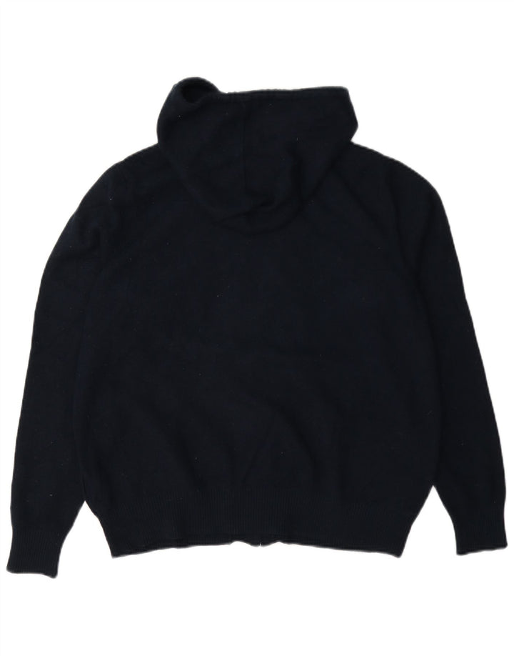 Marks & Spencer Damen-Cardigan mit Kapuze, Gr. 14, mittleres Marineblau