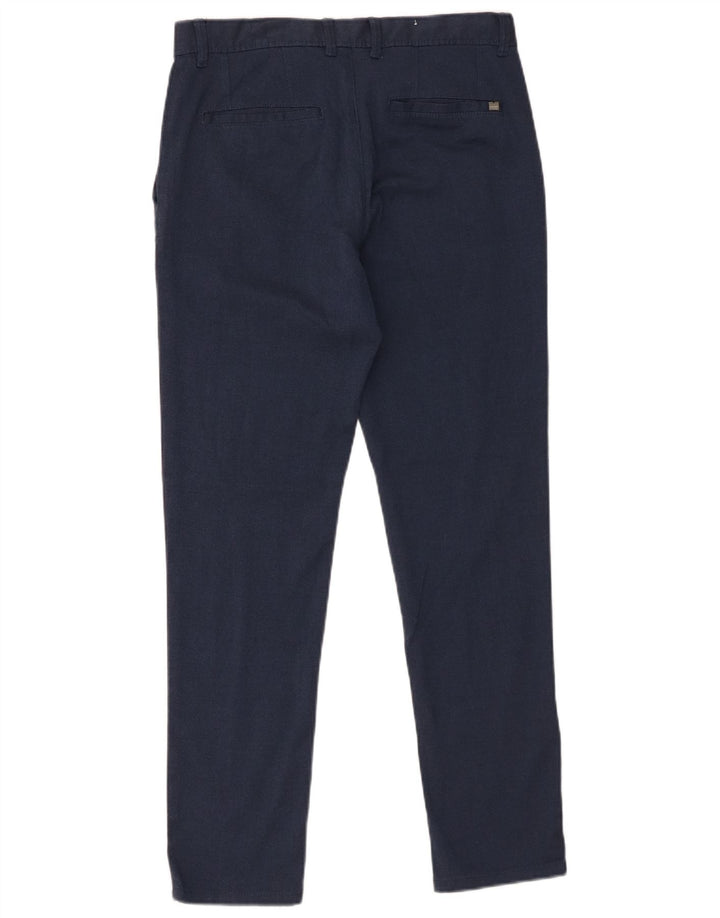 Zara Slim Chino-Hose für Herren, EU 38, Größe S, W30, L29, Marineblau, Polyester