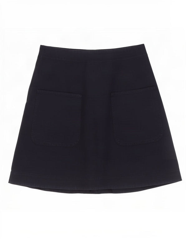 Cos Damen Cargorock Medium W28 Marineblaue Baumwolle