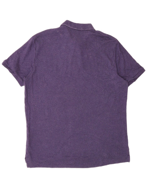 Polo Ralph Lauren Herren-Poloshirt, Größe L, Lila, Baumwolle