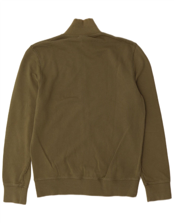 NAPAPIJRI Herren-Trainingsanzug mit grafischem Oberteil, mittlere Khaki-Baumwolle