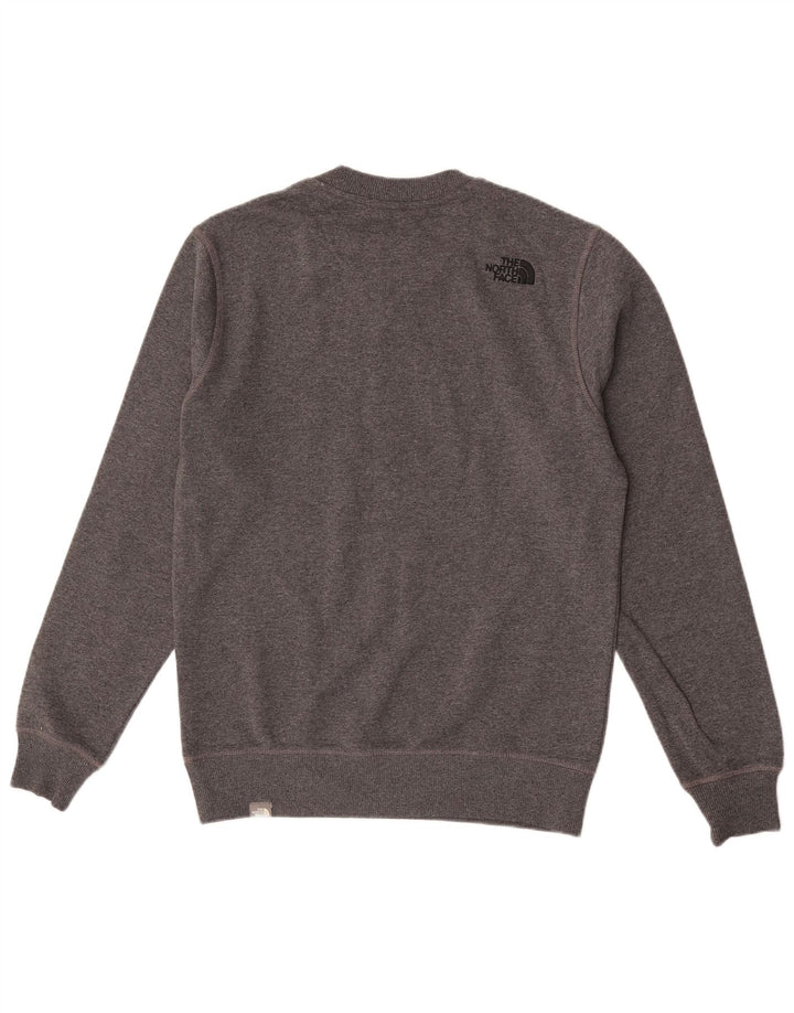 The North Face Herren-Sweatshirt mit Grafik, Größe S, grau meliert, Baumwolle