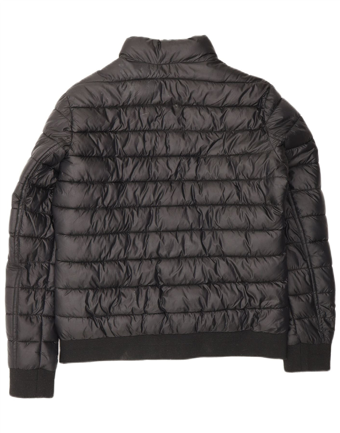 JACK WILLS Wattierte Damenjacke UK 12 Mittelschwarzes Polyester