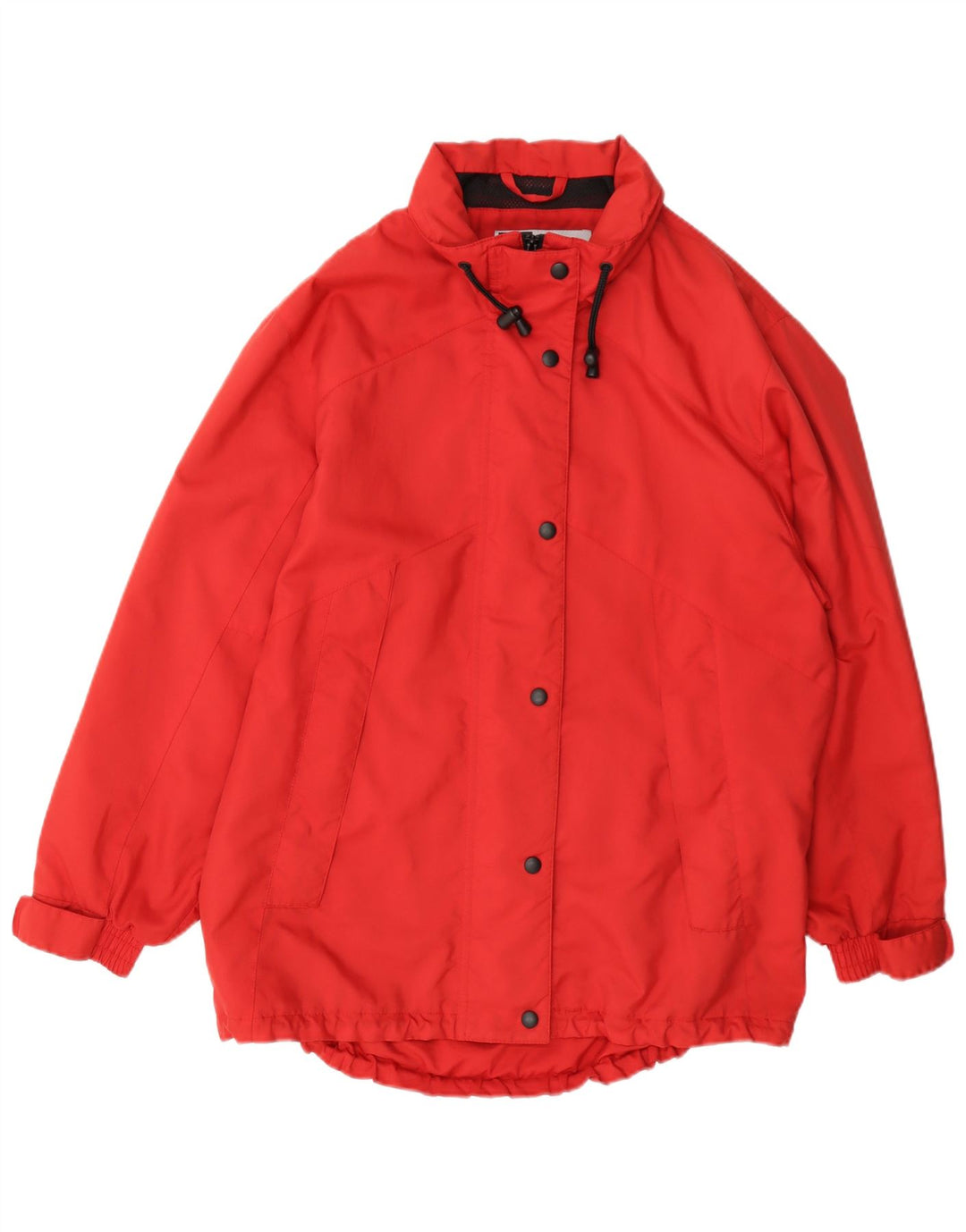 Marks & Spencer Damen Übergroßer Regenmantel UK 12/14 Mittelrotes Polyester