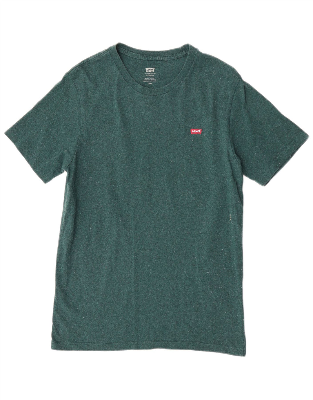 Levi's Herren Standard T-Shirt Top Small Grün Baumwolle