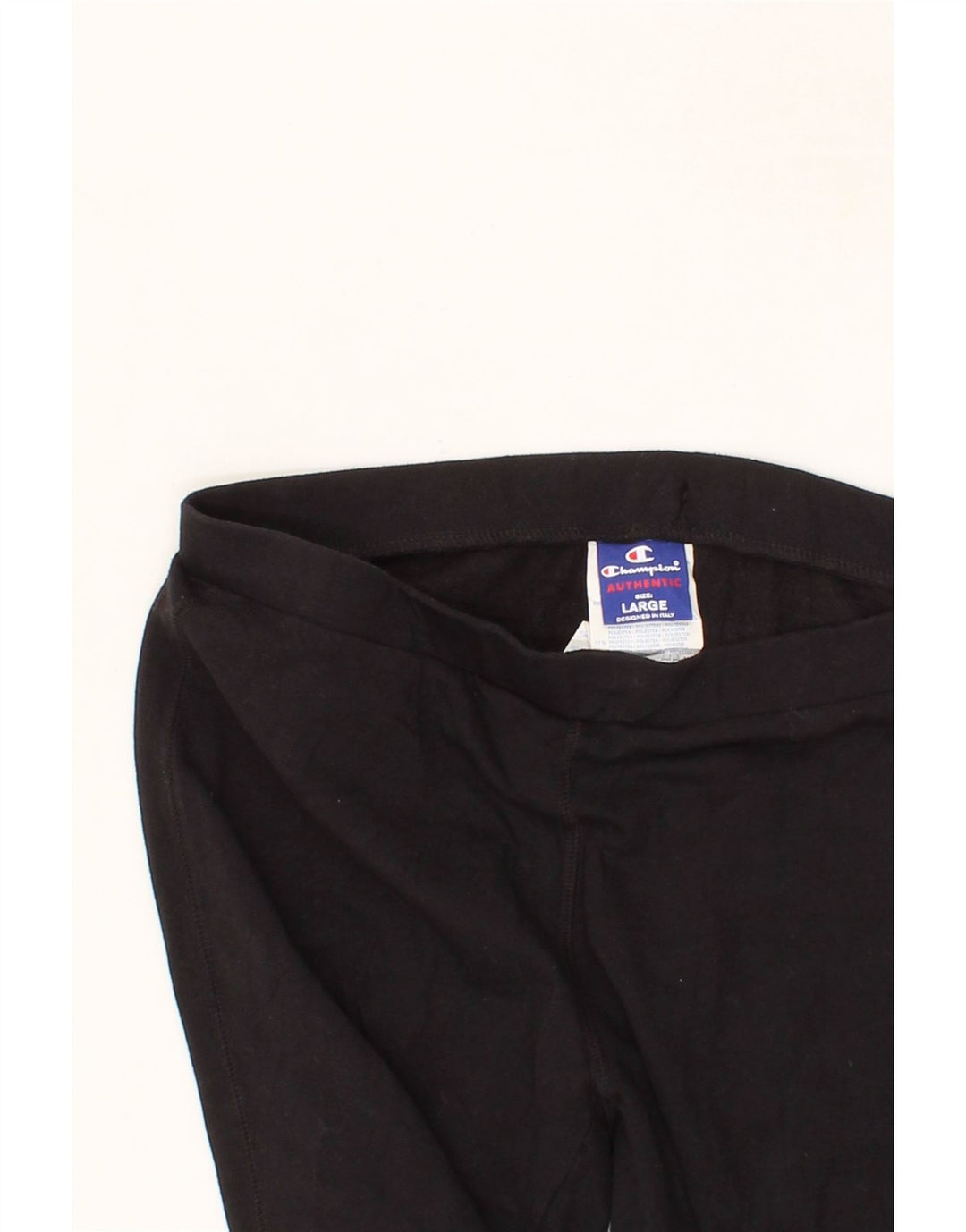 CHAMPION Womens Leggings UK 14 Large  Black Cotton Vintage Champion and Second-Hand Champion from Messina Hembry 