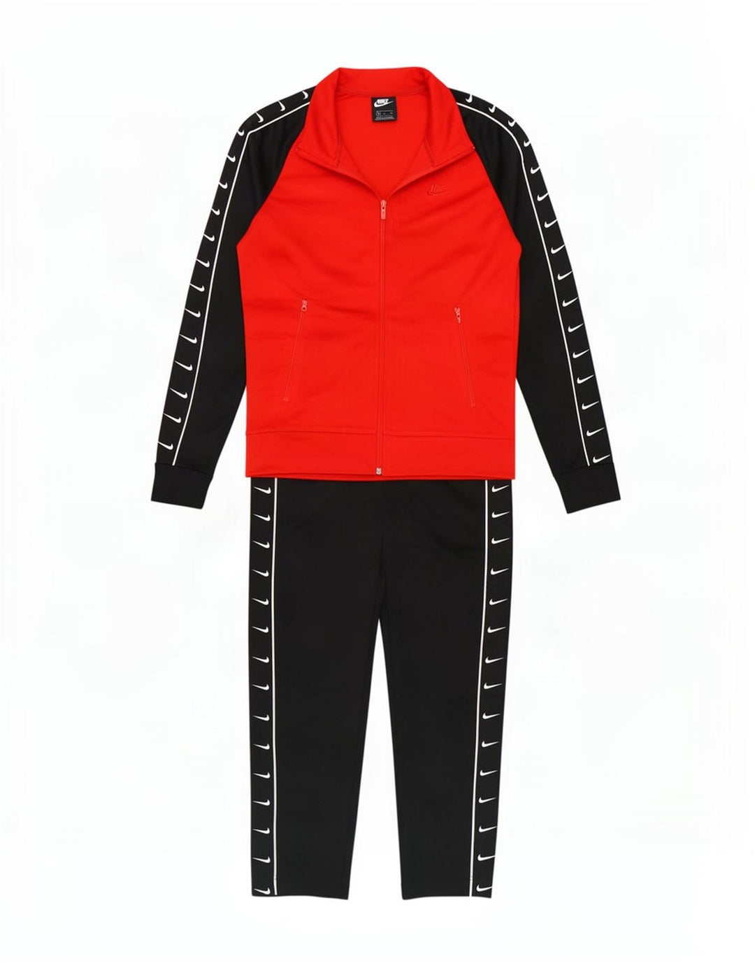 Nike Herren-Trainingsanzug mit Grafik, klein, Schwarz, Farbblock