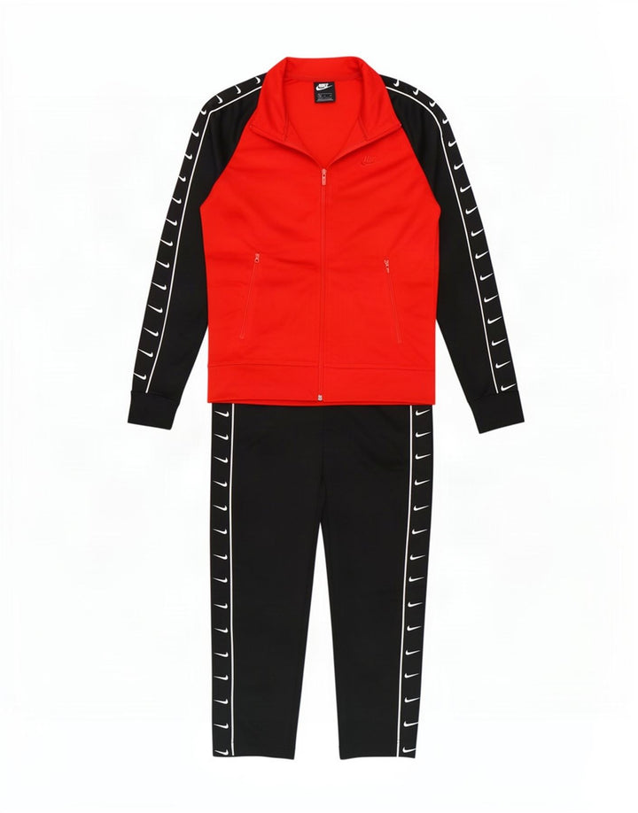 Nike Herren-Trainingsanzug mit Grafik, klein, Schwarz, Farbblock