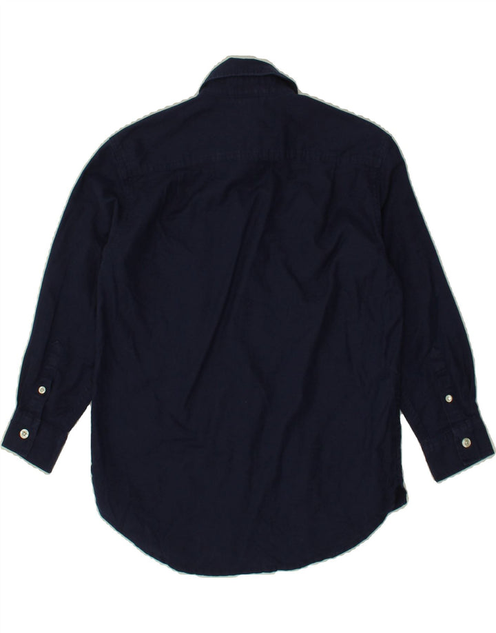 GAP Boys Shirt 6-7 Years Navy Blue Linen Vintage Gap and Second-Hand Gap from Messina Hembry 