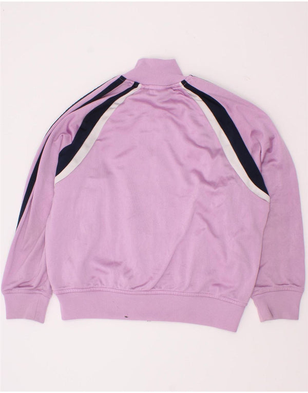 Adidas Mädchen-Trainingsanzug-Top-Jacke, 5–6 Jahre, lila, Farbblock