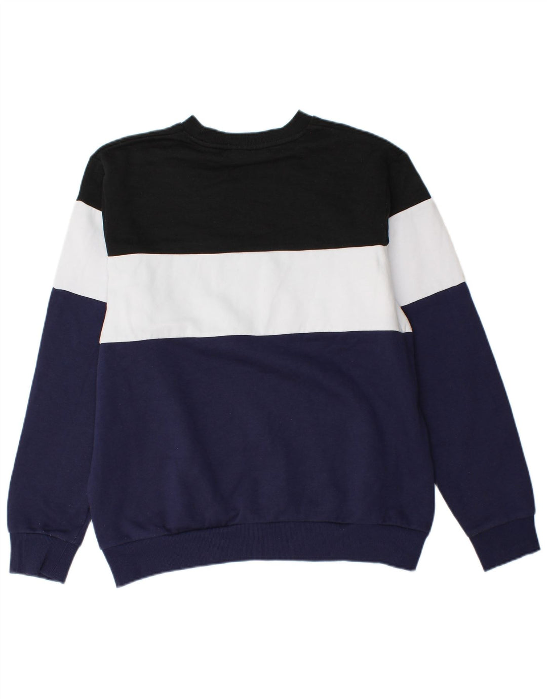 FILA Herren-Sweatshirt mit Grafik, groß, marineblau, Colourblock-Baumwolle