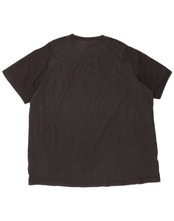Adidas Herren T-Shirt Top 2XL Schwarz Baumwolle