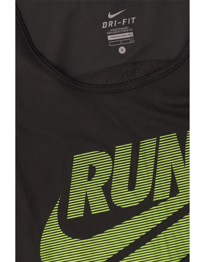 Nike Herren Dri Fit Graphic Vest Top Small Schwarz