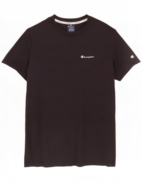 Champion Herren T-Shirt Top Small Schwarz Baumwolle