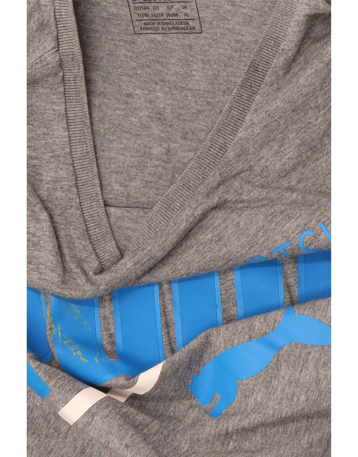 PUMA Herren Grafik T-Shirt Top XL Grau