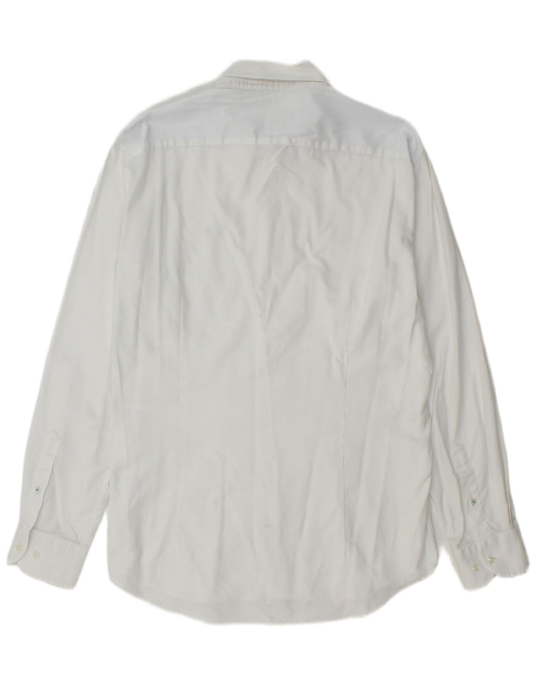 Tommy Hilfiger Herren-Hemd in normaler Passform, Größe 42 16 1/2 Large Weiß