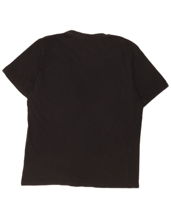 Ellesse Herren T-Shirt Top 2XL Schwarz Baumwolle