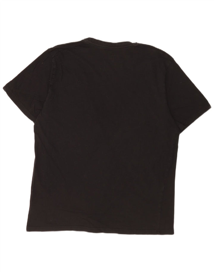 Ellesse Herren T-Shirt Top 2XL Schwarz Baumwolle