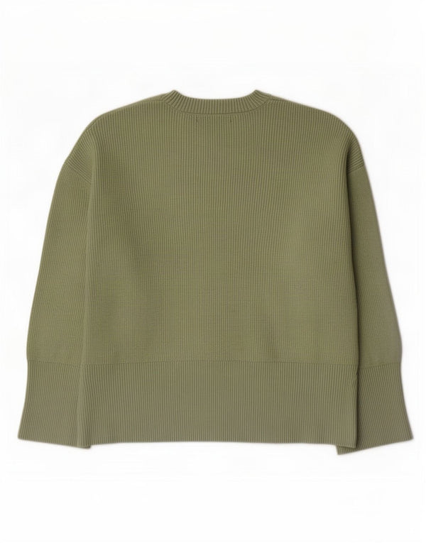 Marks & Spencer Damen-Pullover, übergroß, Rundhalsausschnitt, Gr. 40, Gr. Grün