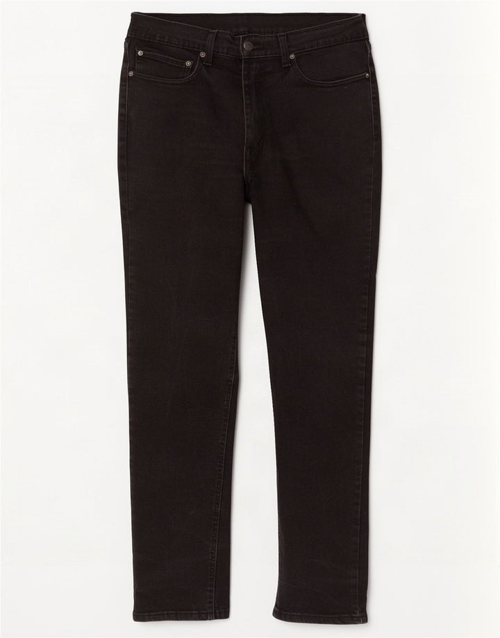 Levi's Herren 531 Slim Jeans W36 L32 schwarze Baumwolle