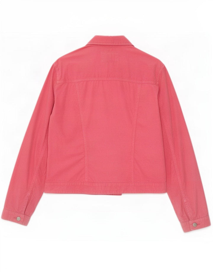 Armani Jeans Damen Cordjacke UK 12 Mittelrosa