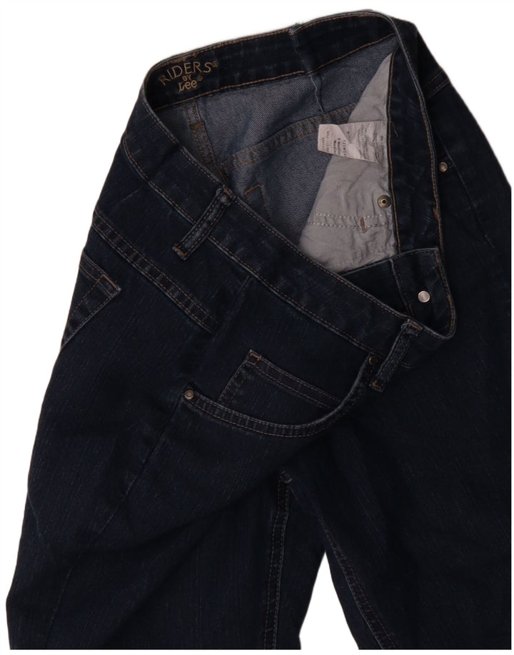 Lee Damen Riders Capri-Jeans US 8 Medium W30 L18 Marineblaue Baumwolle