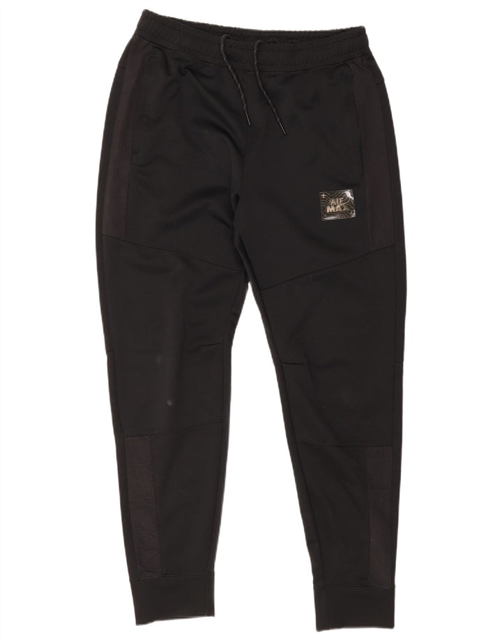 Nike Herren-Trainingshose mit Grafik, Größe L, Schwarz, Farbblock