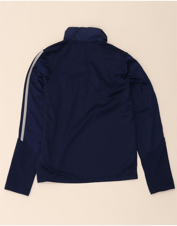 Adidas Jungen Aeroready Zip Neck Pullover Trainingsanzug Top 13–14 Jahre Marineblau