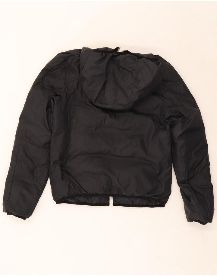 Nike Damen Übergroße, wendbare, wattierte Jacke mit Kapuze, UK 6, XS, Schwarz