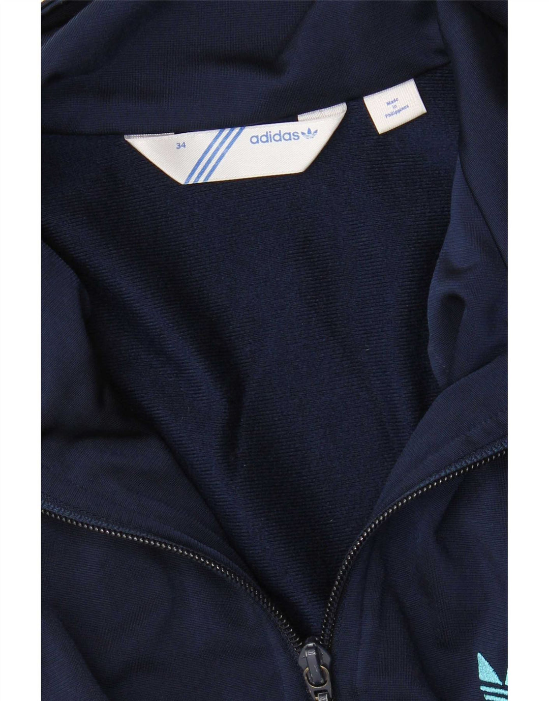 Adidas Damen Trainingsanzug Top Jacke EU 34 XS Marineblau
