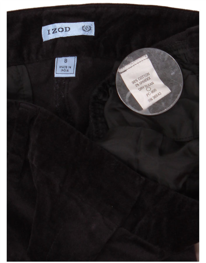 IZOD Damen Bootcut Velvet Chino Hose US 8 Medium W32 L31 Marineblau